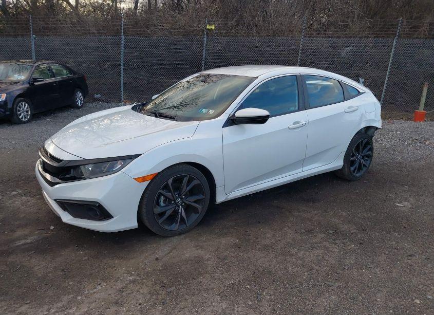 Photo 2 of 2021 Honda Civic SPORT (VIN 19XFC2F89ME201273)