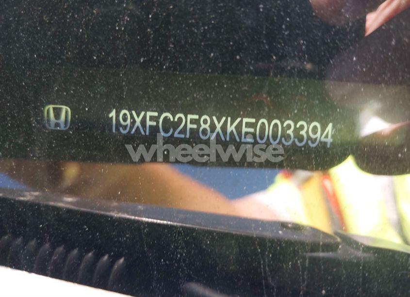 Photo 17 of 2019 Honda Civic SPORT (VIN 19XFC2F8XKE003394)