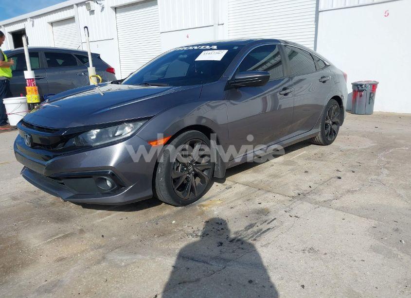 Photo 2 of 2020 Honda Civic SPORT (VIN 19XFC2F8XLE006961)