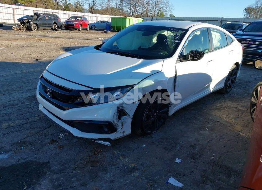Photo 2 of 2020 Honda Civic SPORT (VIN 19XFC2F8XLE025784)