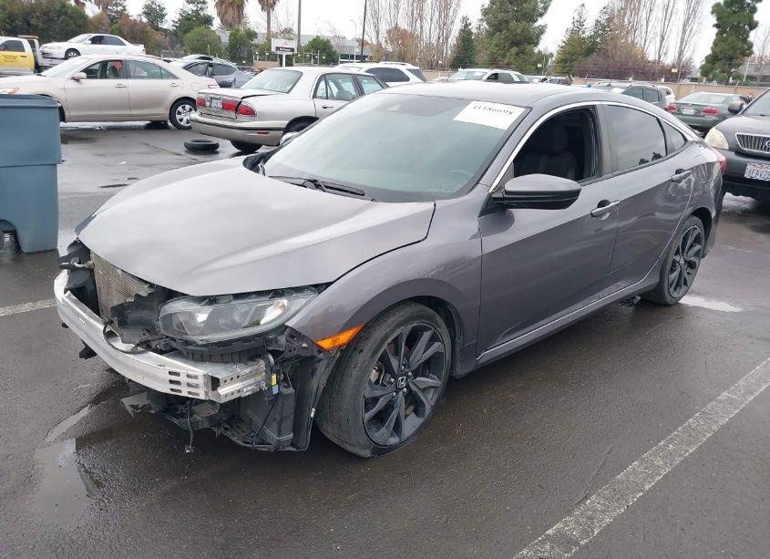 Photo 2 of 2020 Honda Civic SPORT (VIN 19XFC2F8XLE214676)