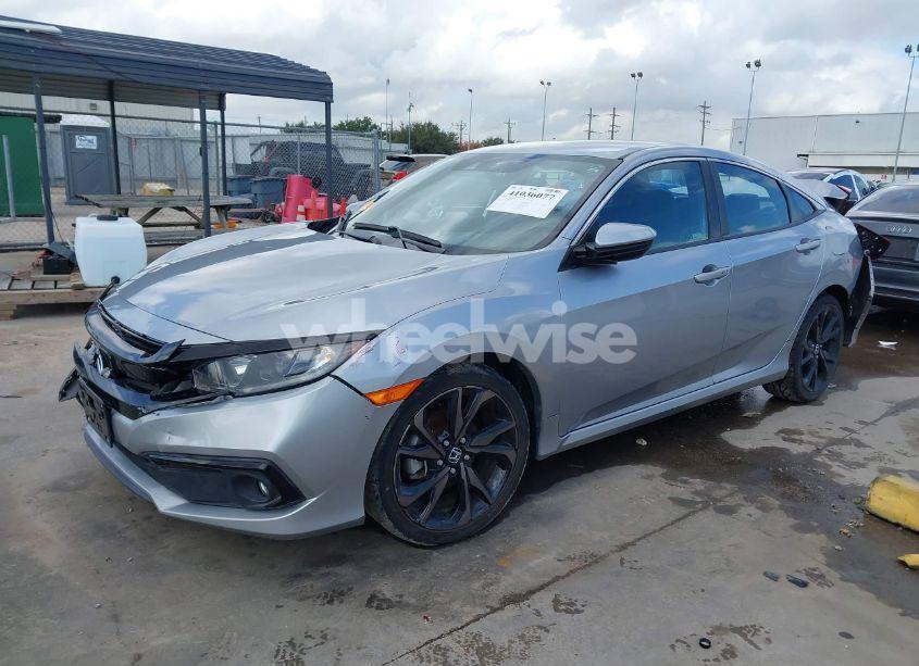 Photo 2 of 2021 Honda Civic SPORT (VIN 19XFC2F8XME002281)