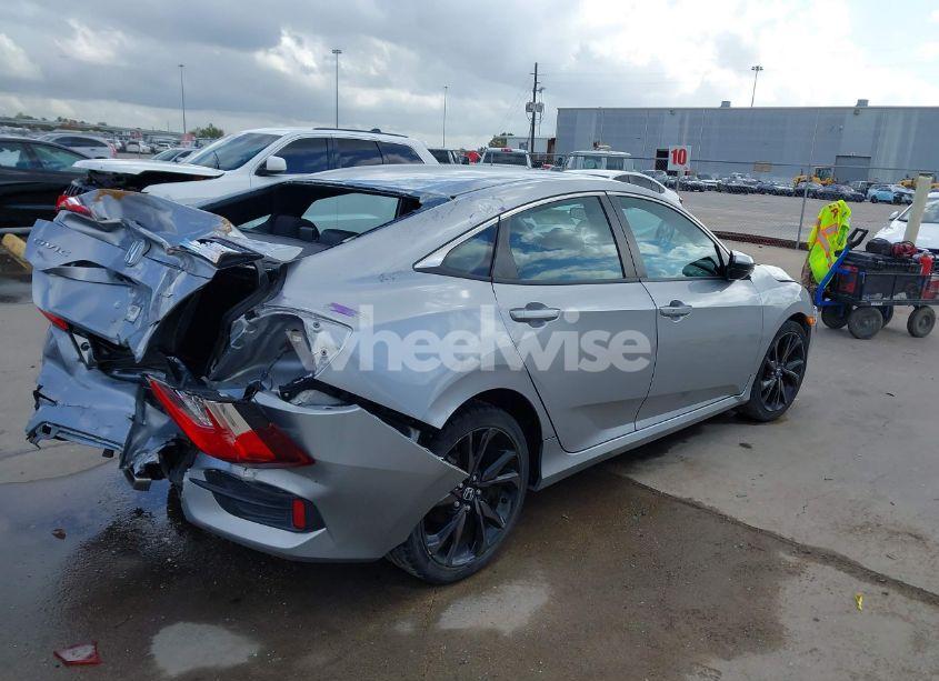 Photo 4 of 2021 Honda Civic SPORT (VIN 19XFC2F8XME002281)