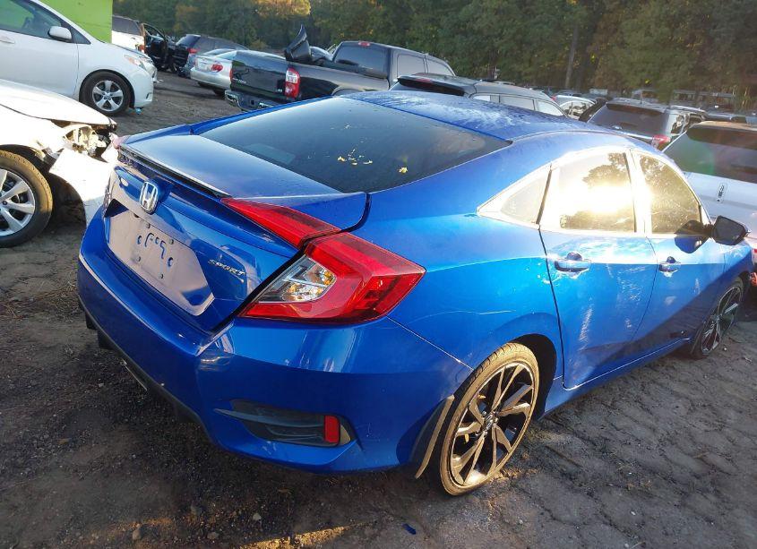 Photo 4 of 2021 Honda Civic SPORT (VIN 19XFC2F8XME002605)