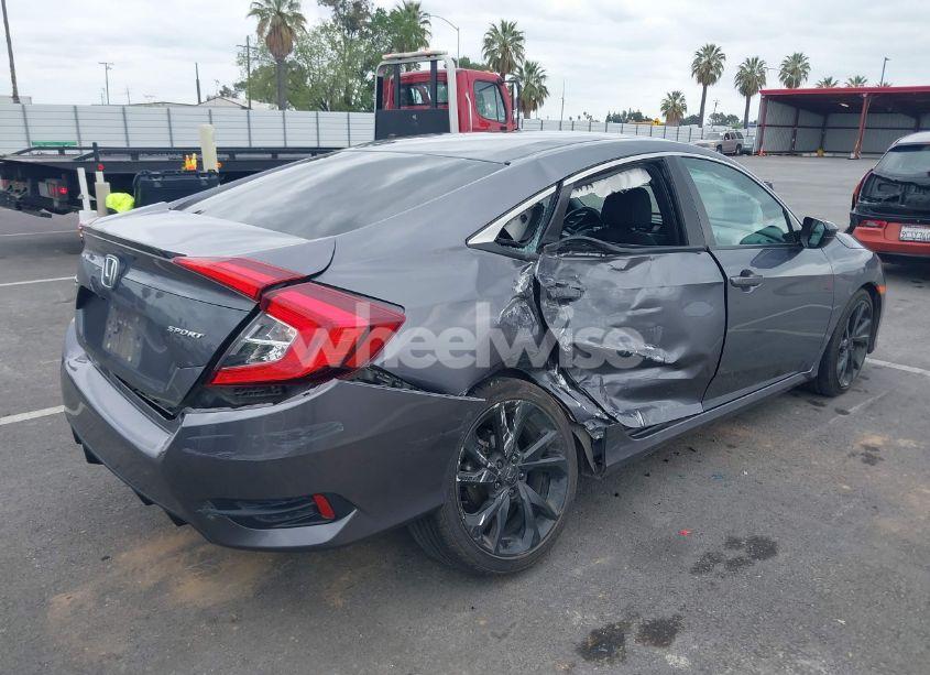 Photo 4 of 2021 Honda Civic SPORT (VIN 19XFC2F8XME201752)