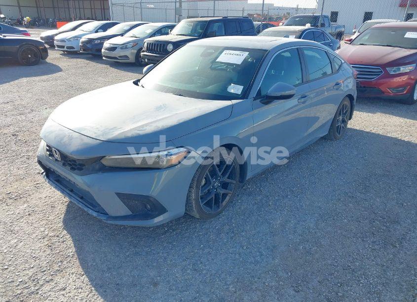 Photo 2 of 2022 Honda Civic SPORT TOURING (VIN 19XFL1G89NE009751)