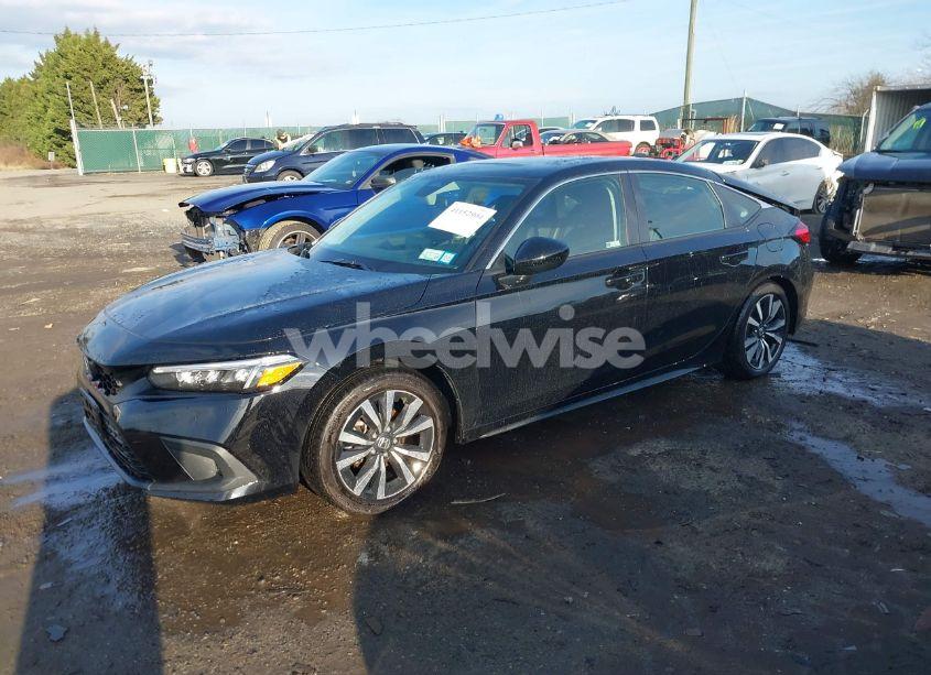 Photo 2 of 2022 Honda Civic EX-L (VIN 19XFL1H71NE024542)