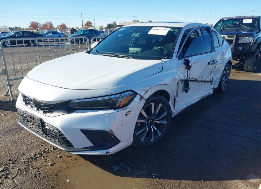 Photo 2 of 2022 Honda Civic EX-L (VIN 19XFL1H73NE005927)