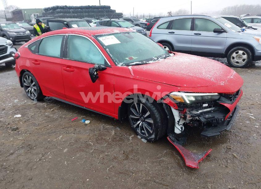 2022 Honda Civic EX-L (VIN 19XFL1H73NE009380) main photo