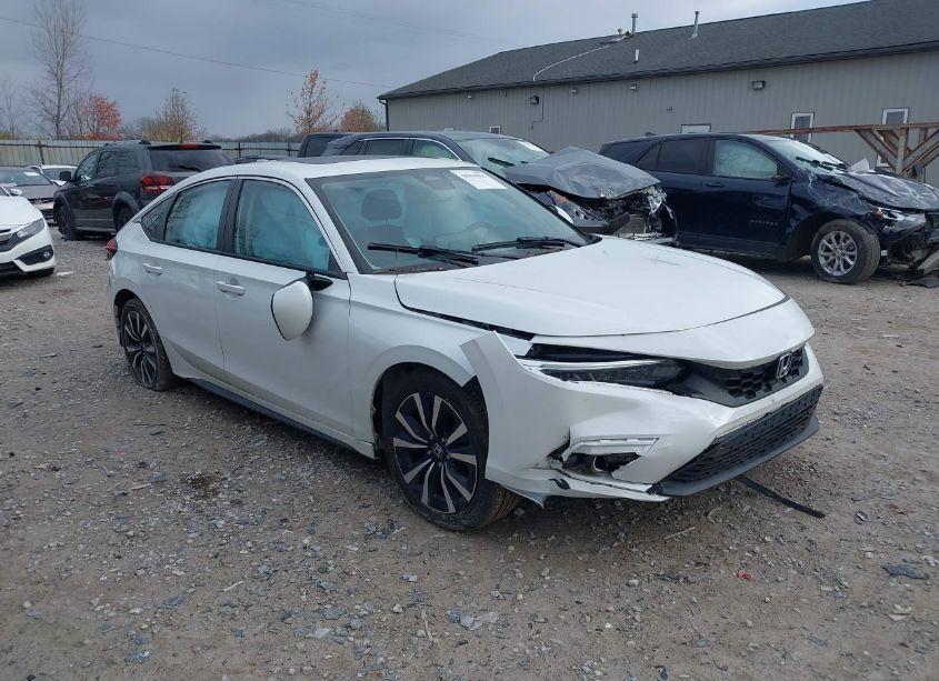 2022 Honda Civic EX-L (VIN 19XFL1H76NE001239) main photo