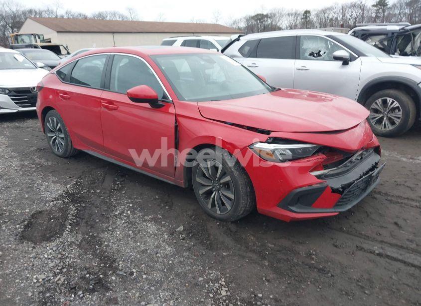 2022 Honda Civic EX-L (VIN 19XFL1H77NE001847) main photo