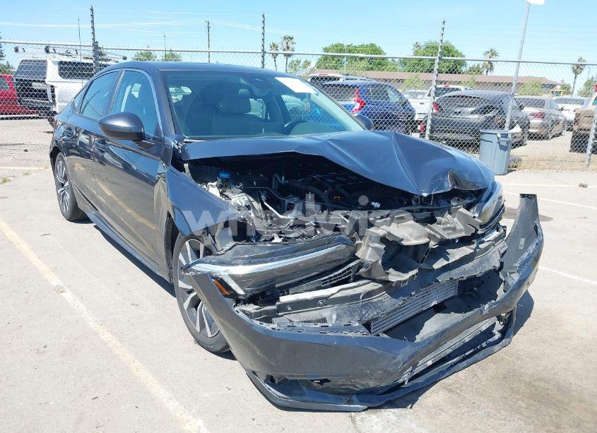 2022 Honda Civic EX-L (VIN 19XFL1H79NE008346) main photo