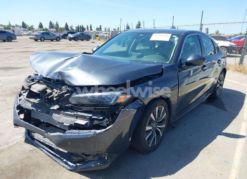 Photo 2 of 2022 Honda Civic EX-L (VIN 19XFL1H79NE008346)