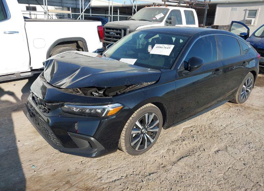 Photo 2 of 2022 Honda Civic EX-L (VIN 19XFL1H79NE020190)