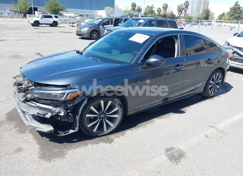 Photo 2 of 2023 Honda Civic EX-L /EX-L W/O BSI (VIN 19XFL1H79PE001562)