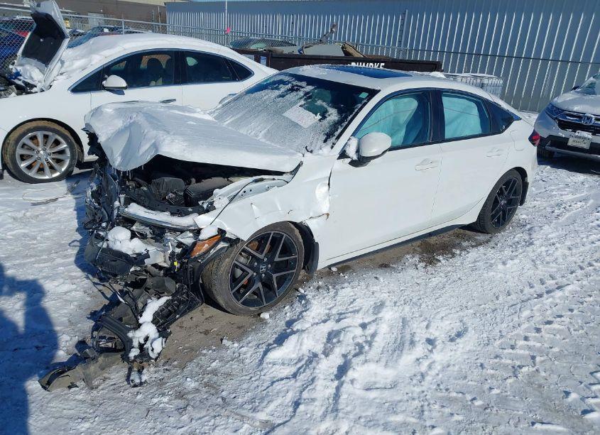 Photo 2 of 2022 Honda Civic SPORT TOURING (VIN 19XFL1H80NE024489)