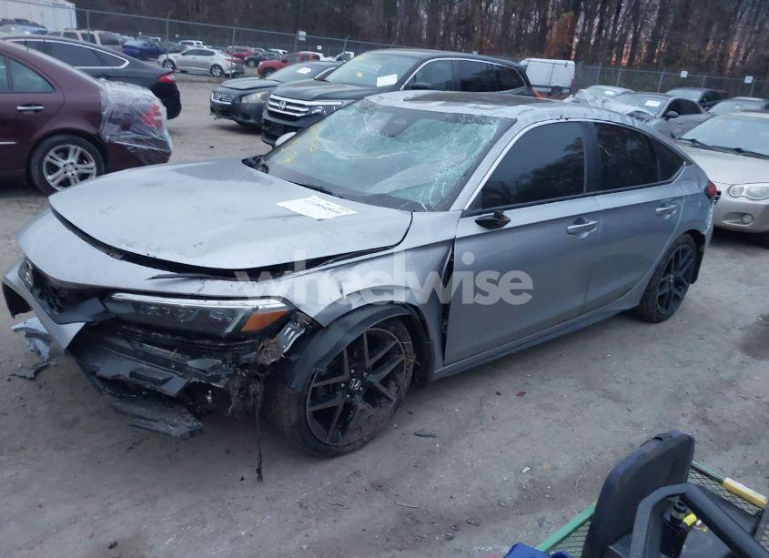 Photo 2 of 2022 Honda Civic SPORT TOURING (VIN 19XFL1H81NE006356)