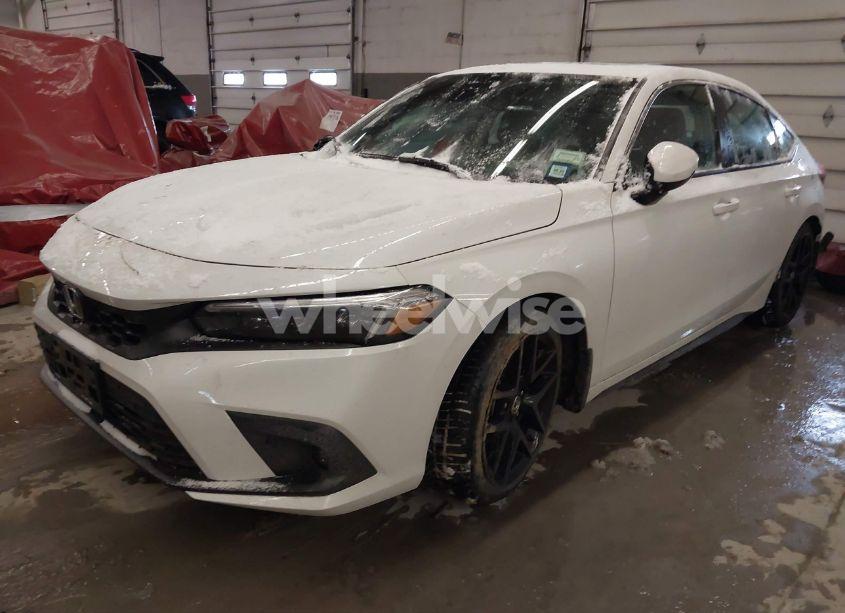 Photo 2 of 2022 Honda Civic SPORT TOURING (VIN 19XFL1H83NE016838)