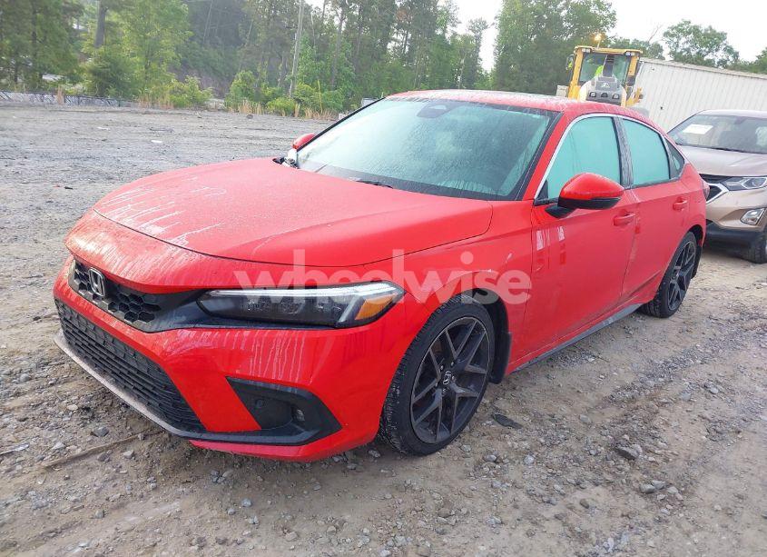 Photo 2 of 2022 Honda Civic SPORT TOURING (VIN 19XFL1H84NE024401)