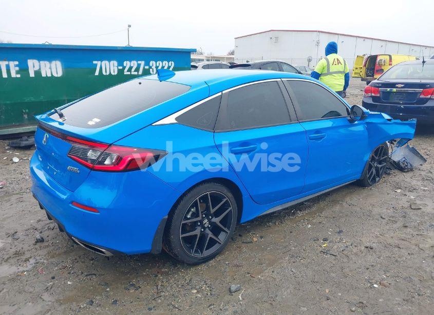 Photo 4 of 2022 Honda Civic SPORT TOURING (VIN 19XFL1H85NE010281)