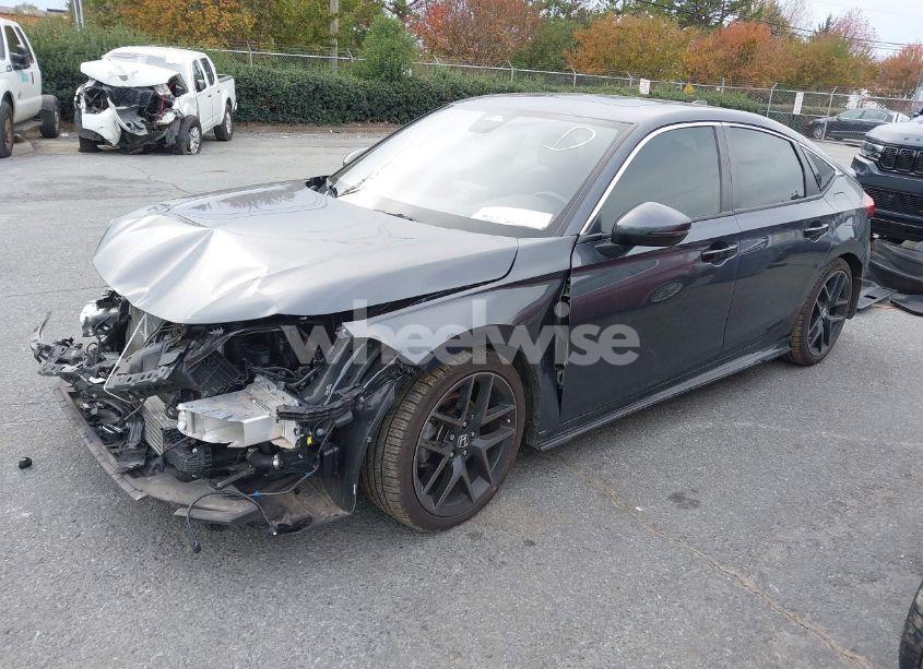 Photo 2 of 2022 Honda Civic SPORT TOURING (VIN 19XFL1H87NE017720)