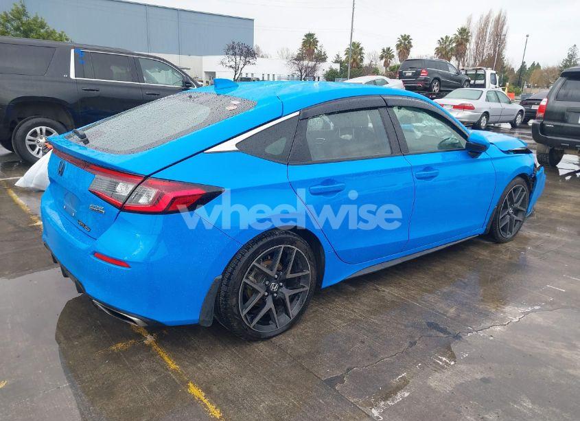 Photo 4 of 2022 Honda Civic SPORT TOURING (VIN 19XFL1H88NE017435)