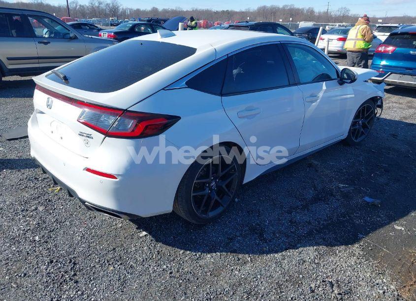 Photo 4 of 2022 Honda Civic SPORT TOURING (VIN 19XFL1H89NE001521)