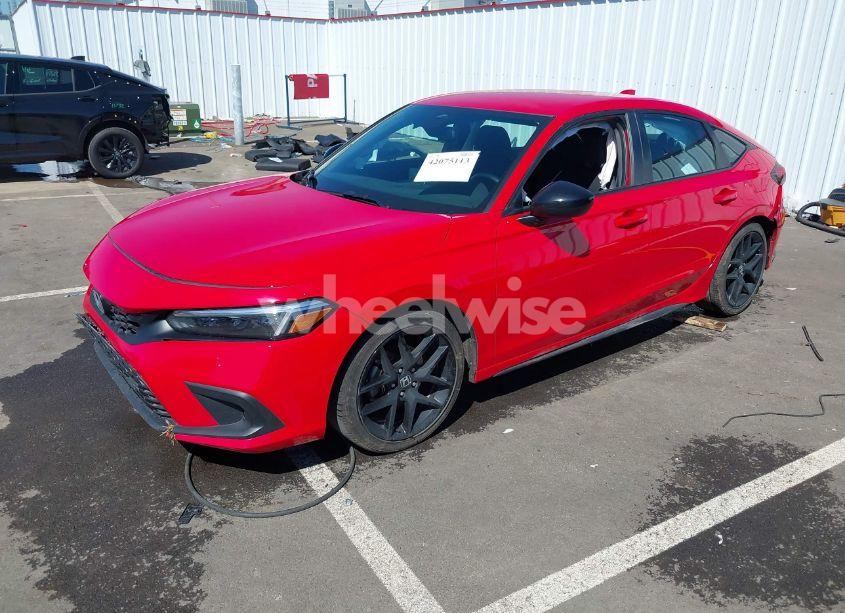 Photo 2 of 2022 Honda Civic SPORT (VIN 19XFL2G83NE006687)