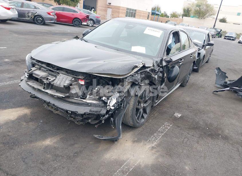 Photo 2 of 2022 Honda Civic SPORT (VIN 19XFL2H80NE002546)