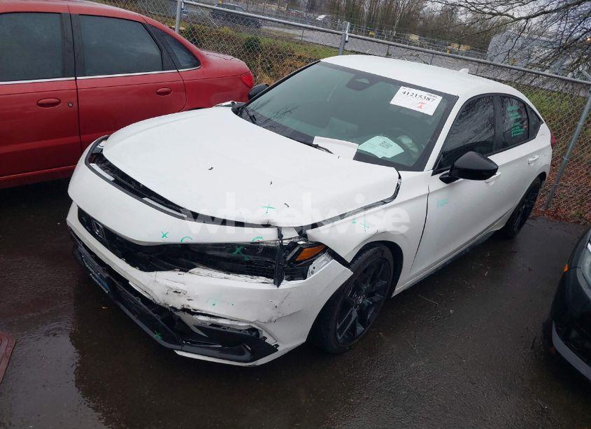 Photo 2 of 2022 Honda Civic SPORT (VIN 19XFL2H80NE004653)