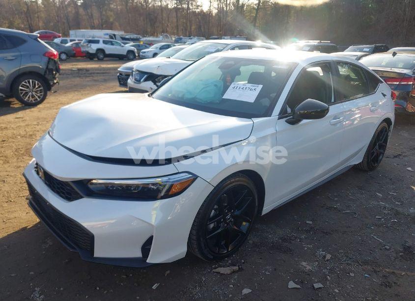 Photo 2 of 2025 Honda Civic SPORT (VIN 19XFL2H80SE001375)