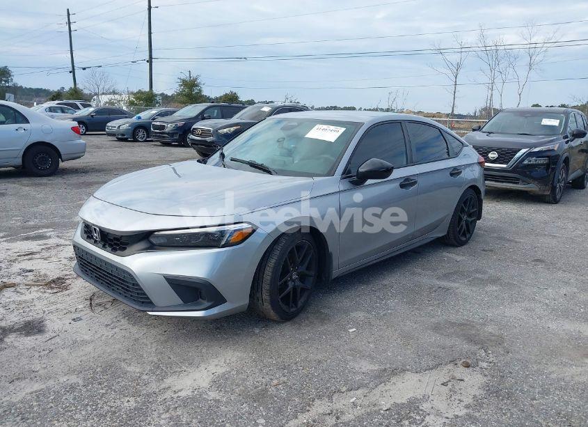 Photo 2 of 2022 Honda Civic SPORT (VIN 19XFL2H81NE001597)