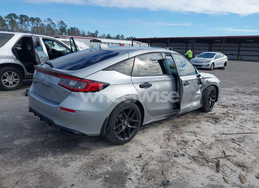 Photo 4 of 2022 Honda Civic SPORT (VIN 19XFL2H81NE001597)