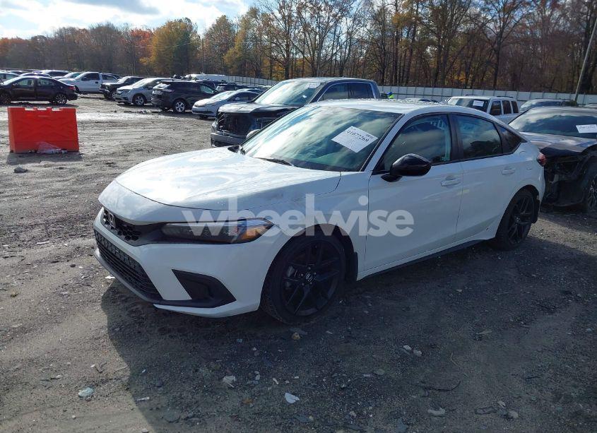 Photo 2 of 2022 Honda Civic SPORT (VIN 19XFL2H81NE003995)