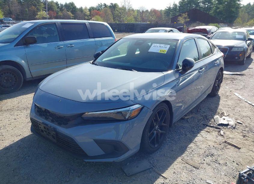Photo 2 of 2022 Honda Civic SPORT (VIN 19XFL2H82NE013600)