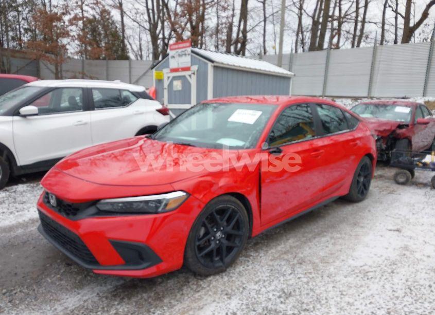 Photo 2 of 2023 Honda Civic SPORT (VIN 19XFL2H82PE021411)