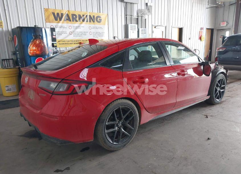 Photo 4 of 2022 Honda Civic SPORT (VIN 19XFL2H83NE008700)