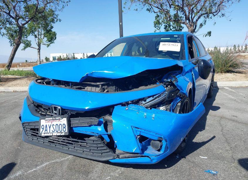 Photo 6 of 2022 Honda Civic SPORT (VIN 19XFL2H83NE014769)