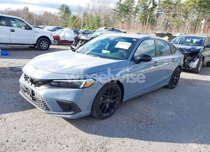 Photo 2 of 2022 Honda Civic SPORT (VIN 19XFL2H83NE017848)