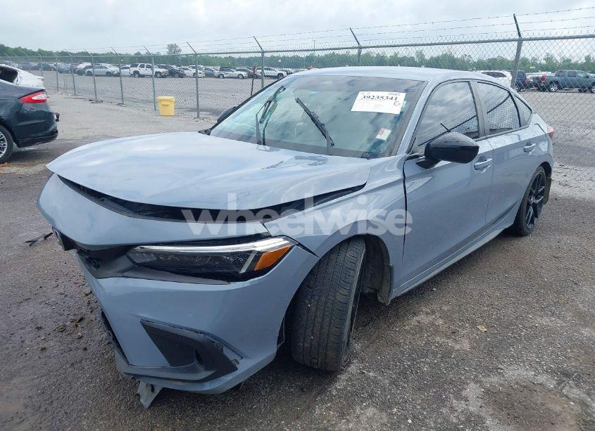 Photo 2 of 2022 Honda Civic SPORT (VIN 19XFL2H84NE000055)