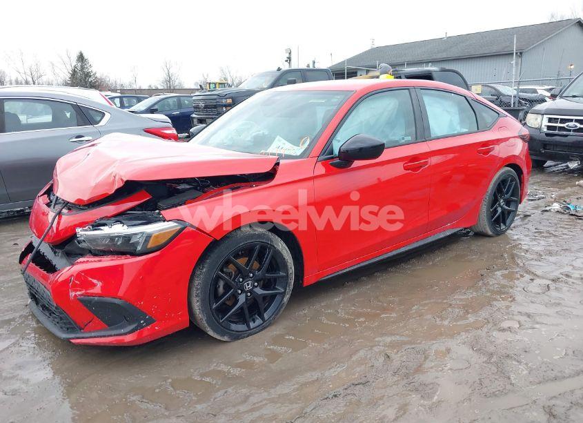 Photo 2 of 2022 Honda Civic SPORT (VIN 19XFL2H84NE021942)