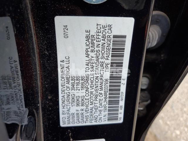 Photo 11 of 2024 HONDA CIVIC SPORT (VIN 19XFL2H84RE037936)