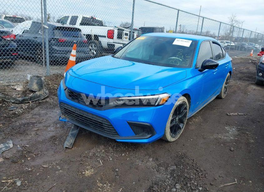 Photo 2 of 2022 Honda Civic SPORT (VIN 19XFL2H85NE016510)