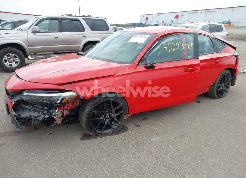 Photo 2 of 2022 Honda Civic SPORT (VIN 19XFL2H85NE023845)