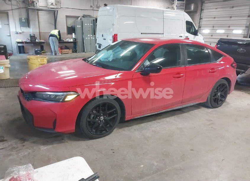 Photo 2 of 2025 Honda Civic SPORT (VIN 19XFL2H85SE002196)