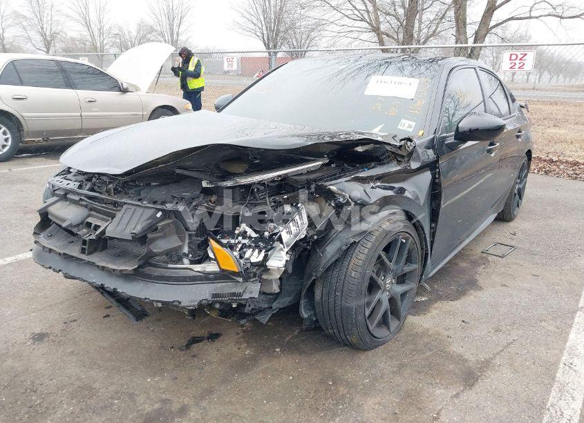 Photo 2 of 2022 Honda Civic SPORT (VIN 19XFL2H87NE001488)