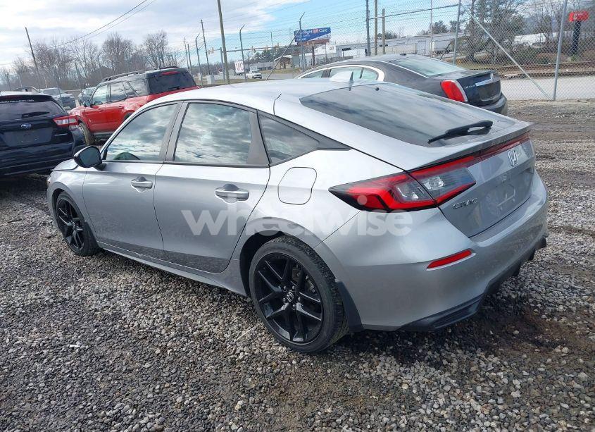 Photo 3 of 2022 Honda Civic SPORT (VIN 19XFL2H87NE007727)