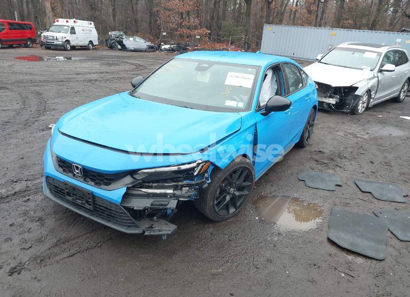 Photo 2 of 2022 Honda Civic SPORT (VIN 19XFL2H87NE015035)