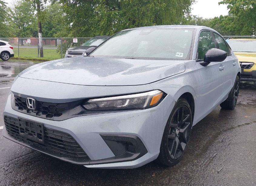 Photo 2 of 2022 Honda Civic SPORT (VIN 19XFL2H87NE021272)