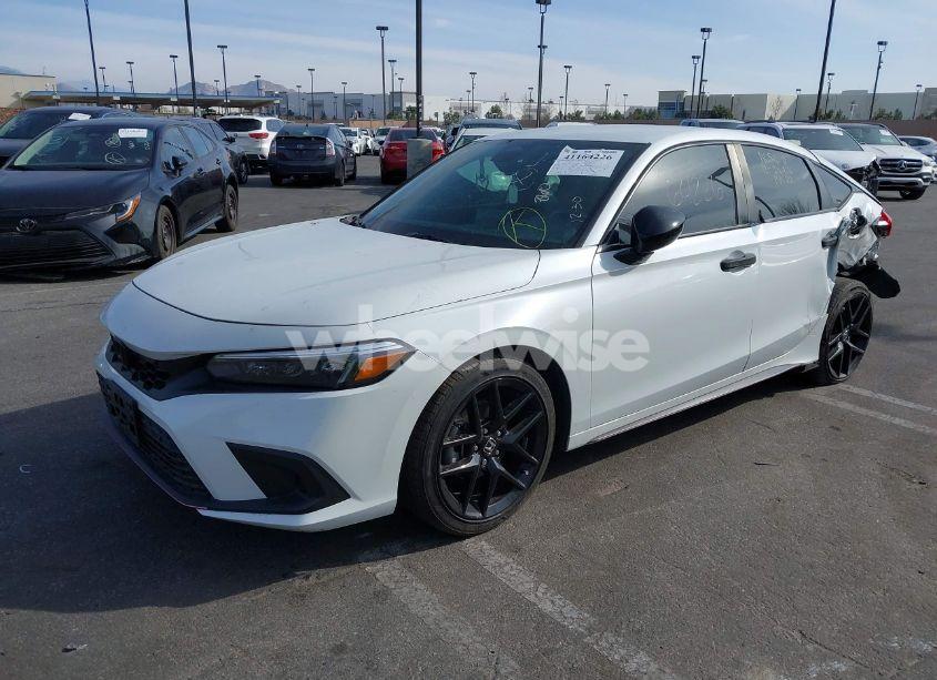 Photo 2 of 2023 Honda Civic SPORT (VIN 19XFL2H87PE011585)